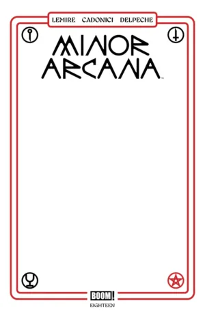 Minor Arcana #18 C Blank Sketch Variant - Ash Avenue Comics