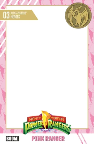 Mighty Morphin Power Rangers (2026) #3 D Trading Card Blank Sketch Variant - Ash Avenue Comics