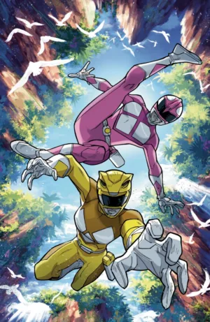 Mighty Morphin Power Rangers (2026) #3 E Foil Variant (Full Art, Foil, Balám) - Ash Avenue Comics