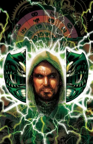 Power Rangers Green #1 F Foil Variant (Full Art, Foil, Harris) - Ash Avenue Comics