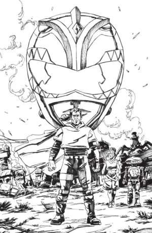 Power Rangers Green #1 N Unlimited Variant (Full Art, Vargas) - Ash Avenue Comics