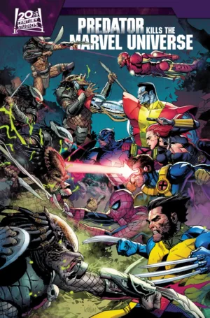 Predator Kills The Marvel Universe Omnibus Leinil Yu Cover - Ash Avenue Comics