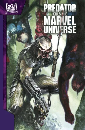 Predator Kills The Marvel Universe Omnibus Gabriele Dell'Otto Cover [Dm Only] - Ash Avenue Comics