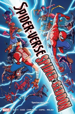 Spider-Verse/Spider-Geddon Omnibus Giuseppe Camuncoli Cvr [New Printing, DM Only] - Ash Avenue Comics