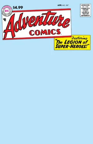 Adventure Comics #247 Facsimile Edition Cover B Blank Variant - Ash Avenue Comics