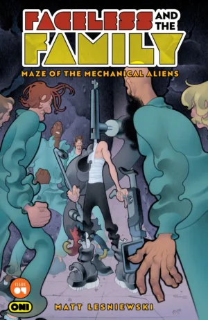 Faceless and the Family: Maze of the Mechanical Aliens #4 Pre Order Cover A Matt Lesniewski - Ash Avenue Comics