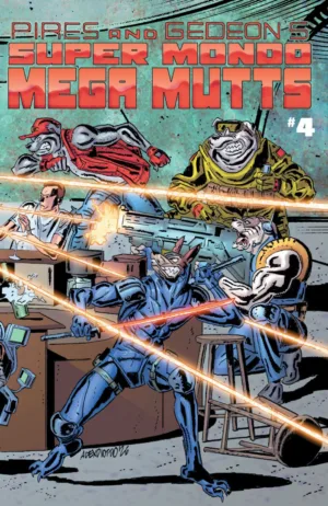 Super Mondo Mega Mutts #4 Cover B Alex Diotto Variant - Ash Avenue Comics