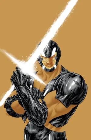 X-O Manowar Black, White & Gold #1 Variant C (Fajardo Full Art) - Ash Avenue Comics