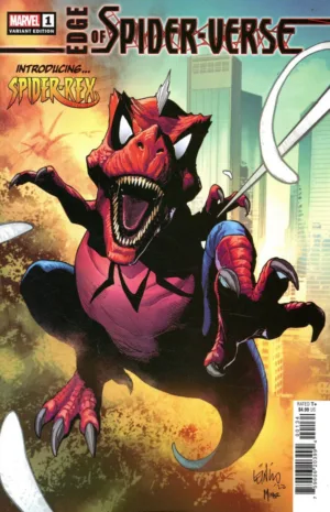 Edge of Spider-Verse #1 (Of 5) [2022] Leinil Yu Spider-Rex Variant - Ash Avenue Comics