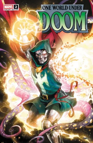 One World Under Doom #2 1:25 Jerome Opena Variant - Ash Avenue Comics