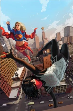 Marvel/DC: Spider-Man/Superman #1 1:100 Ivan Talavera Virgin Variant - Ash Avenue Comics