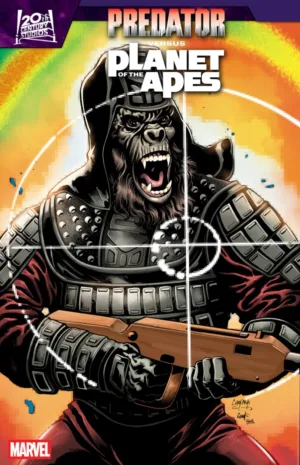 Predator Vs. The Planet of the Apes #2 Chris Campana Movie Poster Homage Variant - Ash Avenue Comics