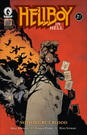 Hellboy in Hell: Nothing But Blood #2 Pre Order (Cover A) (Cyrille Pomes) - Ash Avenue Comics