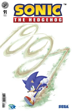 Sonic the Hedgehog #91 Variant B (Haines) - Ash Avenue Comics