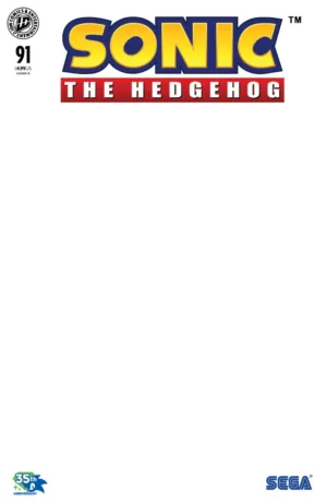 Sonic the Hedgehog #91 Variant D (Sketch Variant) - Ash Avenue Comics