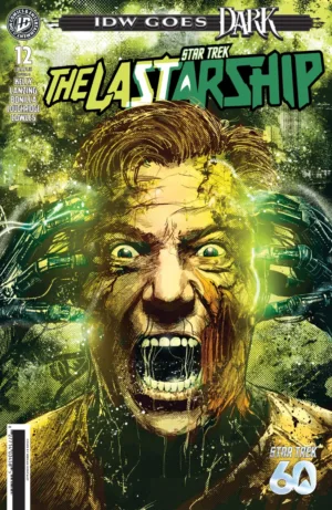Star Trek: The Last Starship #12 Variant C (Gonzalez IDW Goes Dark Variant) - Ash Avenue Comics