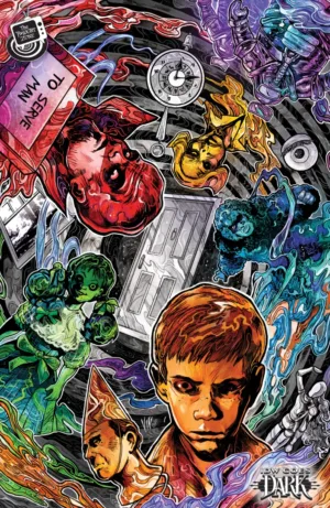 The Twilight Zone #11 Variant C (Riccardi IDW Goes Dark Variant) - Ash Avenue Comics