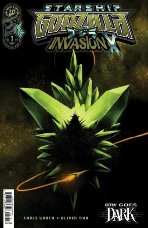 Starship Godzilla: Invasion X [Kai-Sei Era] #1 Variant C (Fullerton IDW Goes Dark Variant) - Ash Avenue Comics