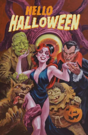Hello Halloween #2 C Variant (Full Art, Andrade) - Ash Avenue Comics