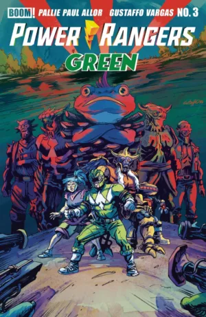 Power Rangers Green #3 B Variant (Dressed, Variantgas) - Ash Avenue Comics