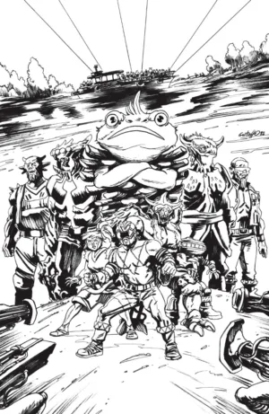 Power Rangers Green #3 J Unlimited Variant (Full Art, Variantgas) - Ash Avenue Comics