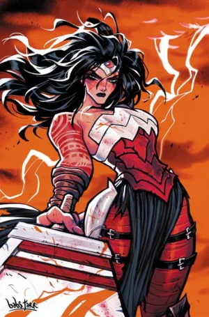 Absolute Wonder Woman #25 CVR F Babs Tarr Glow-In-The-Dark Card Stock Var - Ash Avenue Comics