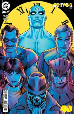 Nightwing #144 CVR D Nicola Scott Watchmen 40th Anniversary Card Stock Var - Ash Avenue Comics