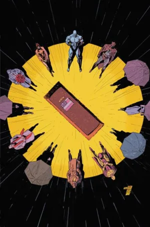Justice League Unlimited #25 CVR F Clay Mann Watchmen 40th Anniversary Card Stock Var - Ash Avenue Comics