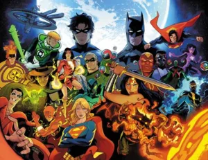 Justice League Unlimited #25 CVR I Rafael Perez Wraparound Card Stock Var - Ash Avenue Comics