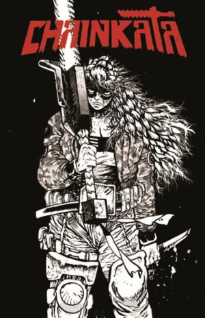 Chainkata #1 CVR B Daniel Warren Johnson B&w Var - Ash Avenue Comics