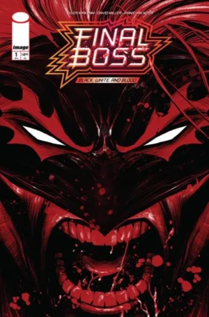 Final Boss #1 Black White and Blood Reprint CVR B Tyler Kirkham Snarl Var (MR) - Ash Avenue Comics
