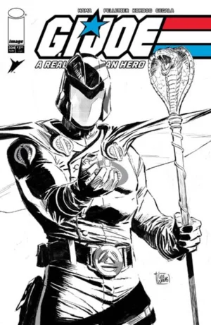 GI Joe A Real American Hero #334 CVR B Lee Weeks B&w Var - Ash Avenue Comics