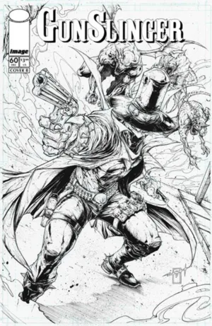 Gunslinger Spawn #60 CVR B Jonathan Uribe B&w Var - Ash Avenue Comics
