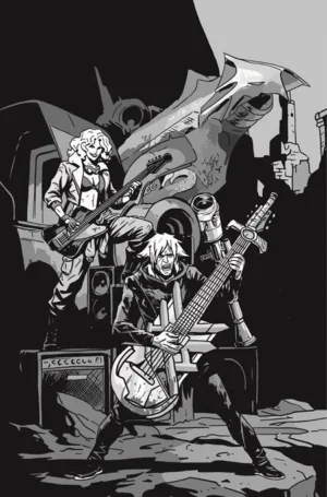 Lost Fantasy #14 CVR D Emmanuel Gervasoni Cardstock Concert B&w Var - Ash Avenue Comics