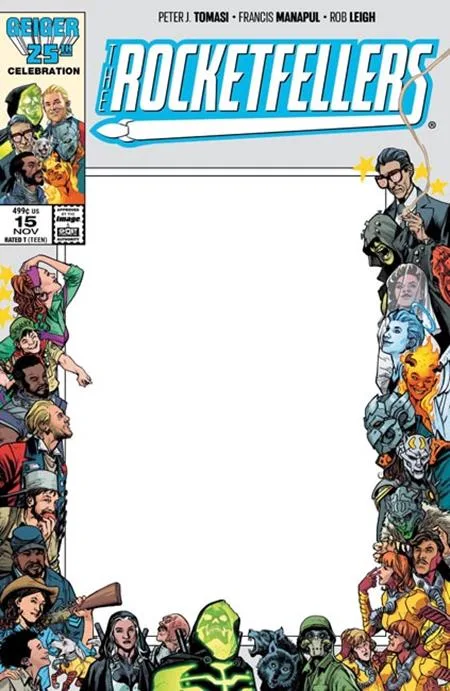 Rocketfellers #15 CVR D Blank Sketch Var - Ash Avenue Comics